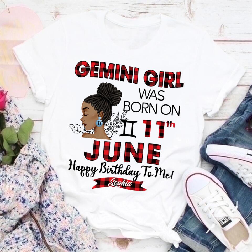 Custom Birthday Shirt, Gemini Zodiac t shirt, Gemini Birthday shirt, Gemini t shirts for ladies, Gemini queen t shirt, Gemini Queen Birthday shirt