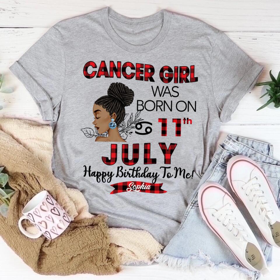 Custom Birthday Shirt, Cancer Zodiac t shirt, Cancer Birthday shirt, Cancer t shirts for ladies, Cancer queen t shirt, Cancer Queen Birthday shirt