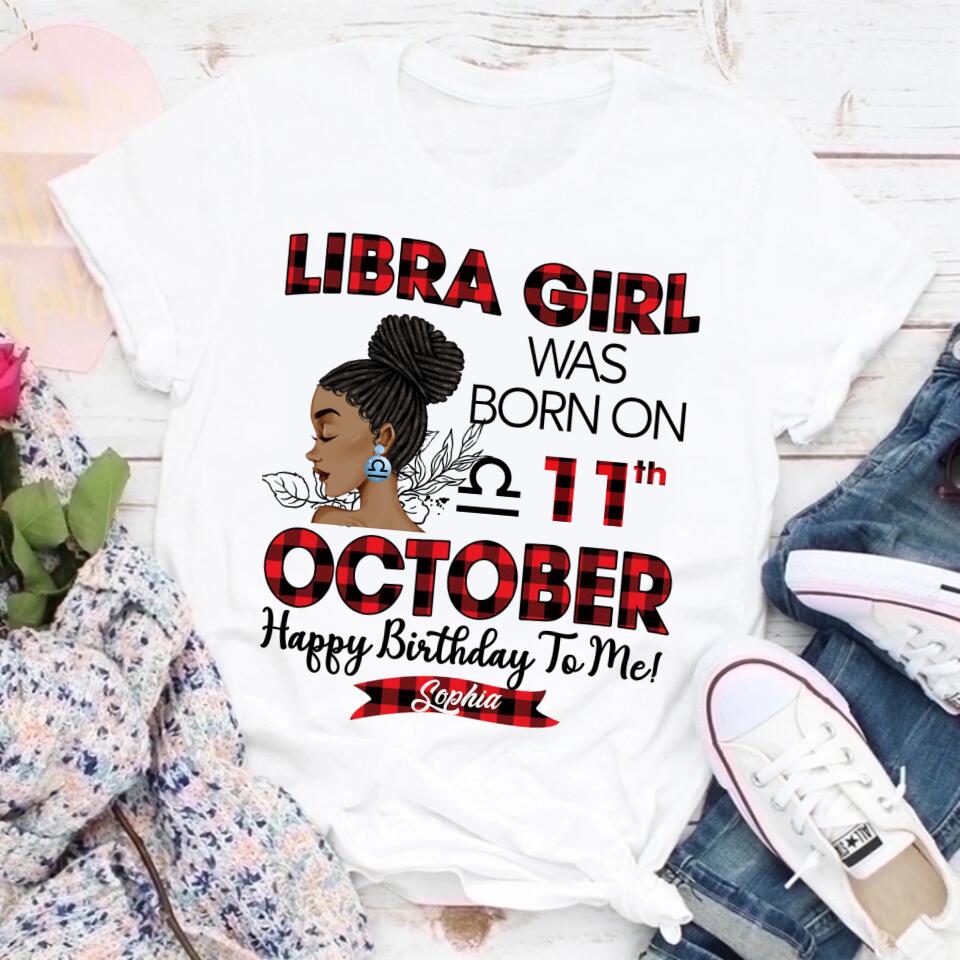 Custom Birthday Shirt, Libra Zodiac t shirt, Libra Birthday shirt, Libra t shirts for ladies, Libra queen t shirt, Libra Queen Birthday shirt