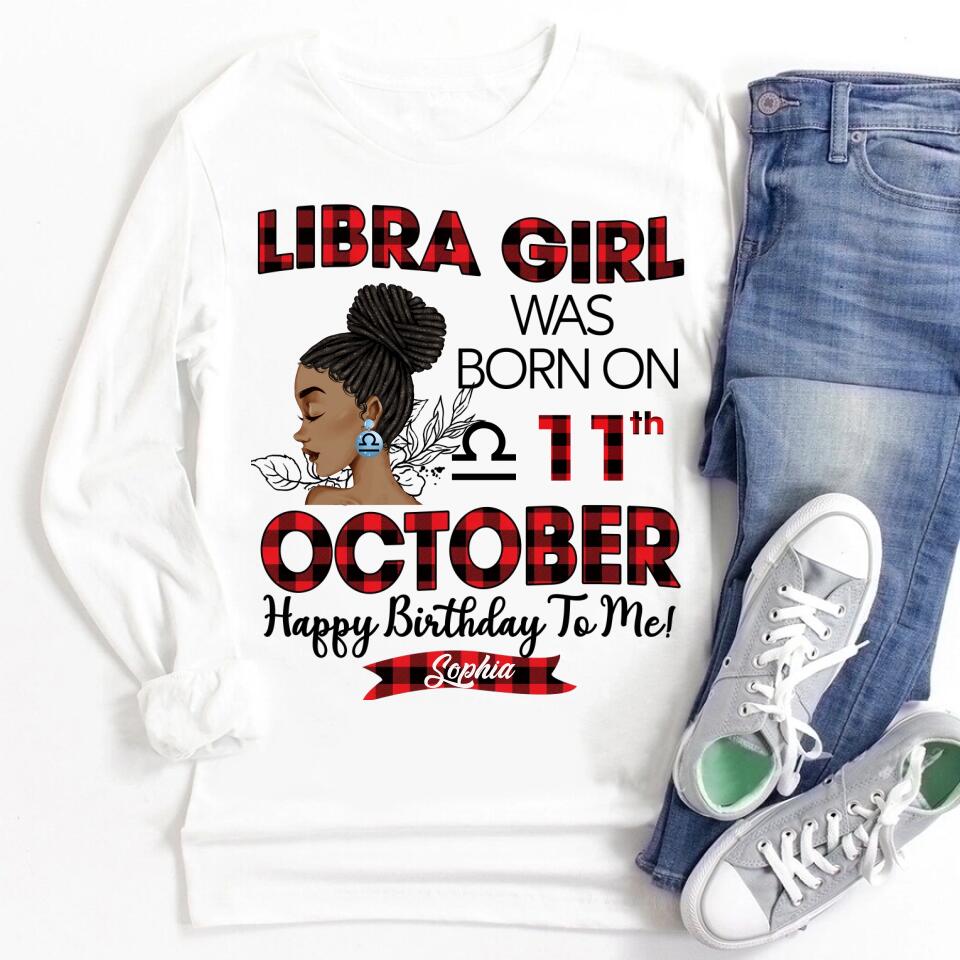 Custom Birthday Shirt, Libra Zodiac t shirt, Libra Birthday shirt, Libra t shirts for ladies, Libra queen t shirt, Libra Queen Birthday shirt