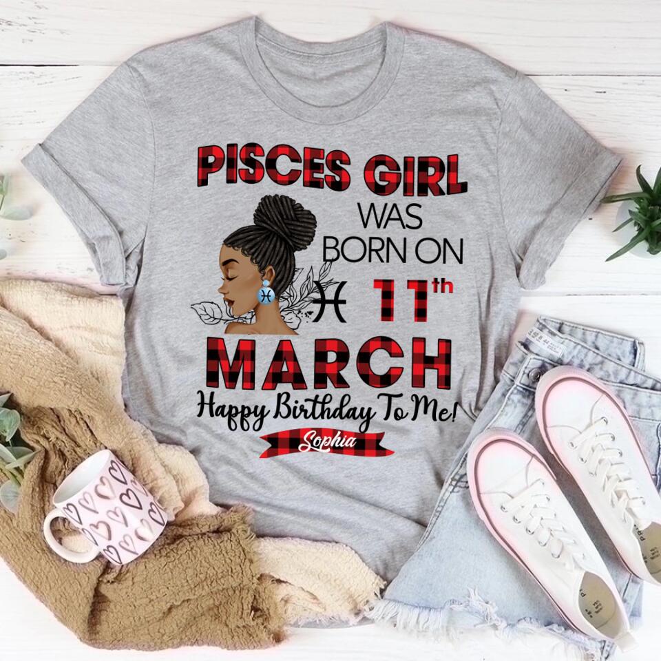 Custom Birthday Shirt, Pisces Zodiac t shirt, Pisces Birthday shirt, Pisces t shirts for ladies, Pisces queen t shirt, Pisces Queen Birthday shirt