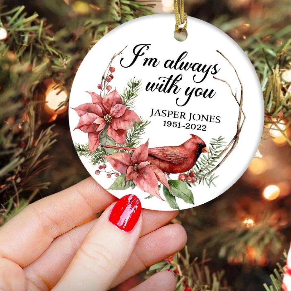 Personalized Memorial Ornaments, In Memory Ornaments, First Christmas In Heaven Ornament, Memorial Ornaments With Picture