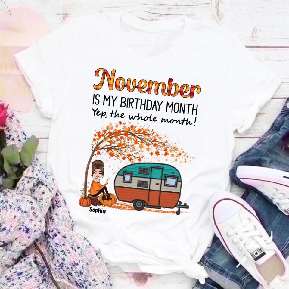 November Birthday Shirt, Custom Birthday Shirt, Queens are Born In November, November Birthday Shirts For Woman, November Birthday Gifts