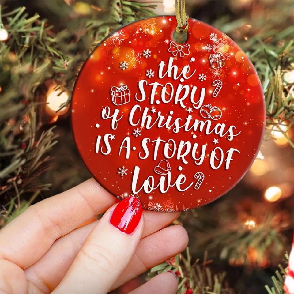 Our First Christmas Ornament 2022, Personalized our first Christmas ornaments, First Christmas as Mr and Mrs ornament