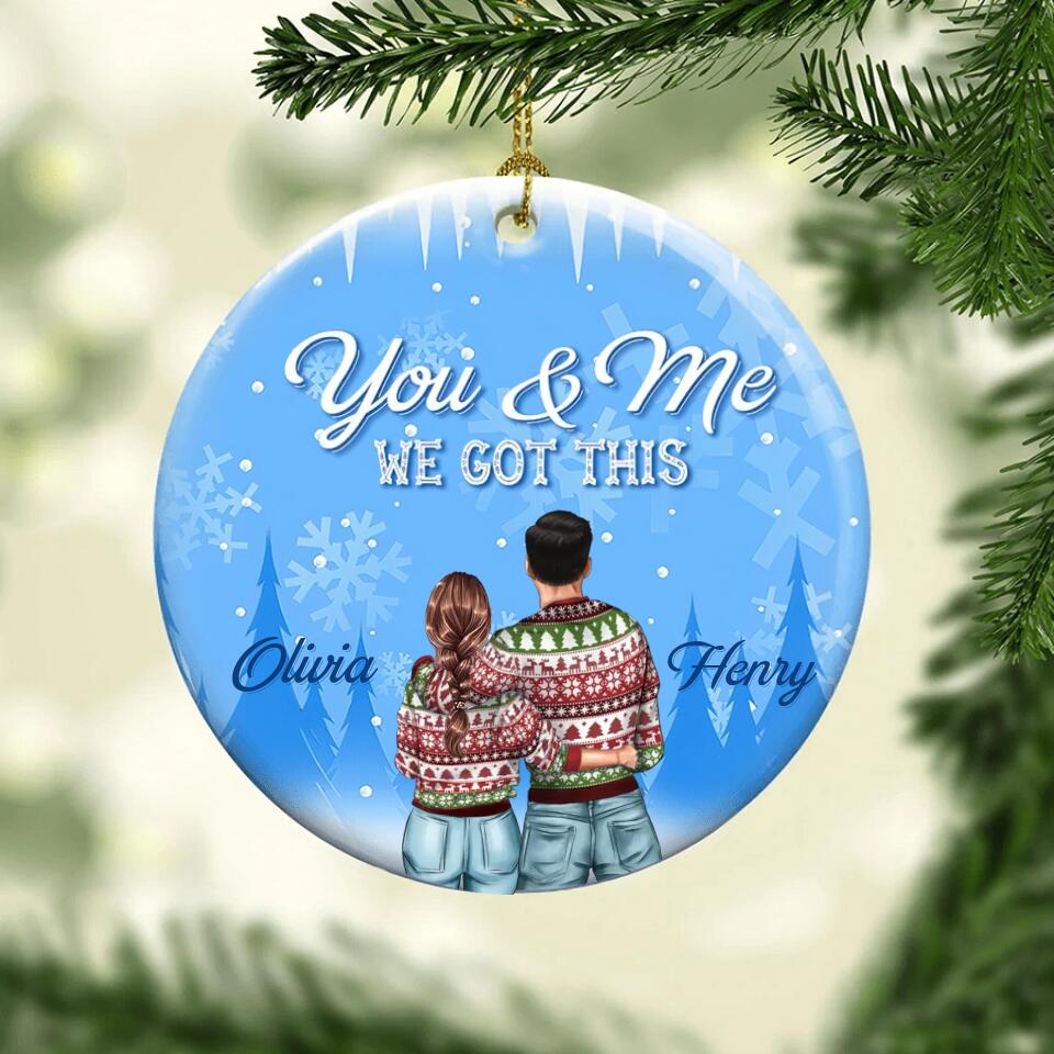 Our First Christmas Ornament 2022, Personalized our first Christmas ornaments, First Christmas as Mr and Mrs ornament
