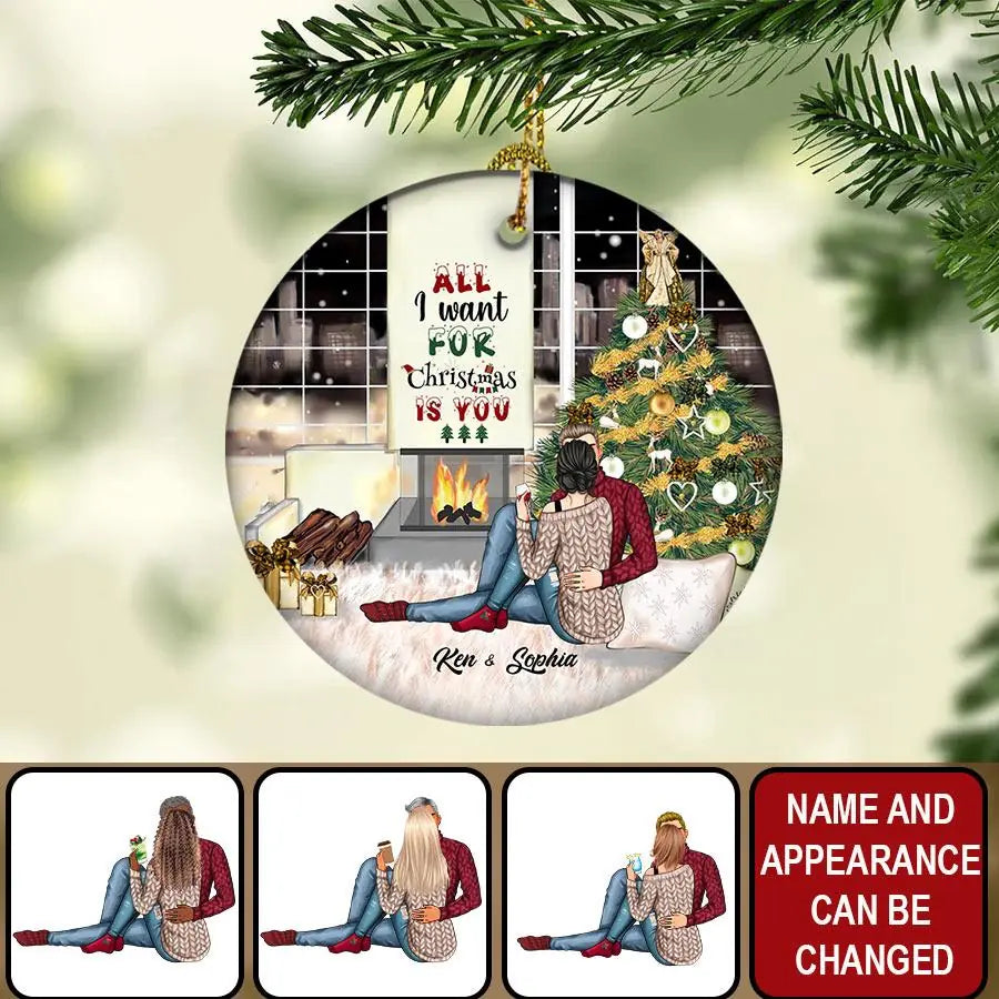 Our First Christmas Ornament 2022, Personalized Our First Christmas Ornaments, First Christmas As Mr And Mrs Ornament