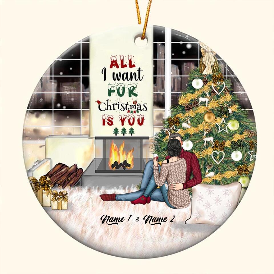 Our First Christmas Ornament 2022, Personalized our first Christmas ornaments, First Christmas as Mr and Mrs ornament