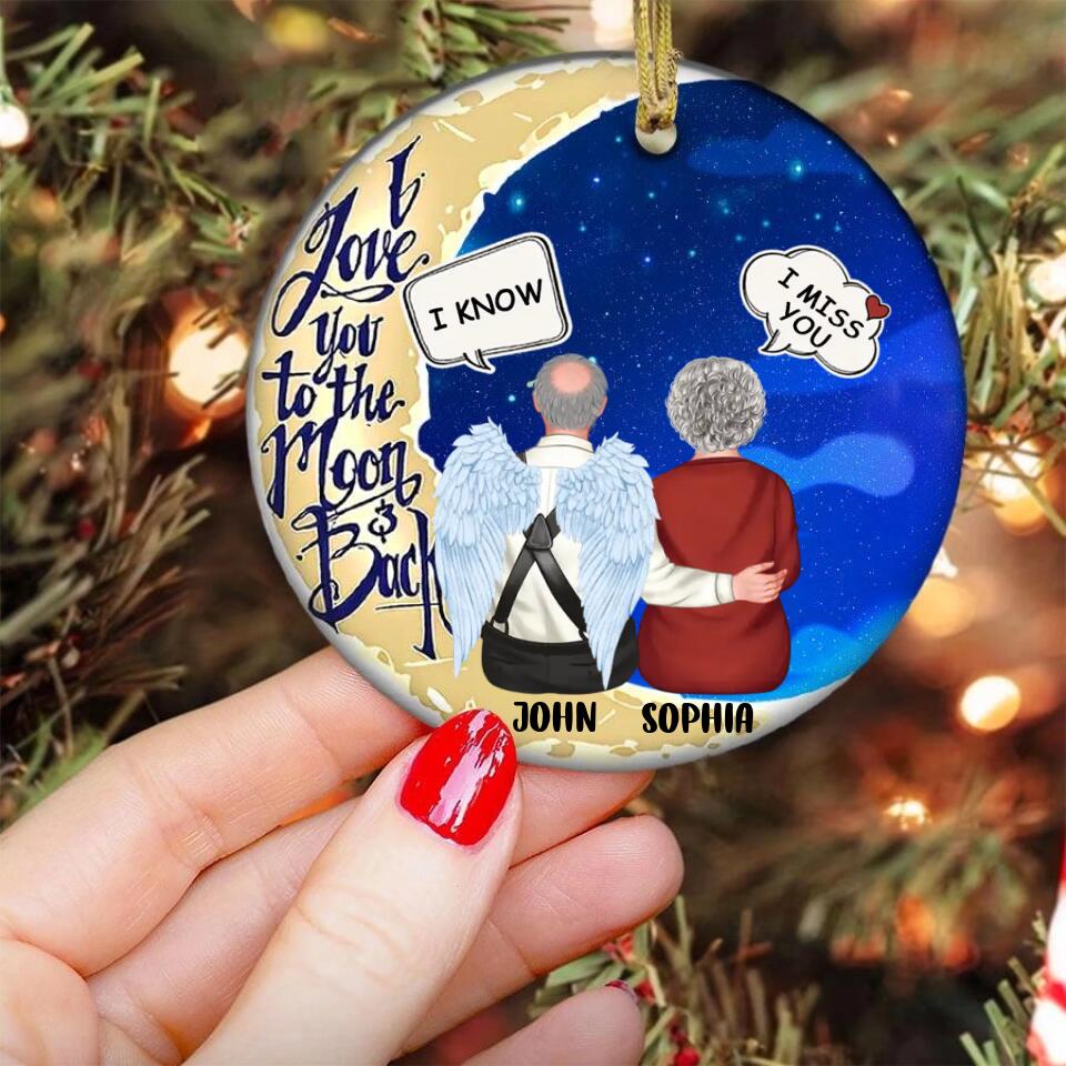 Personalized Memorial Ornaments, In Memory Ornaments, first christmas in heaven ornament, Memorial Ornaments With Picture