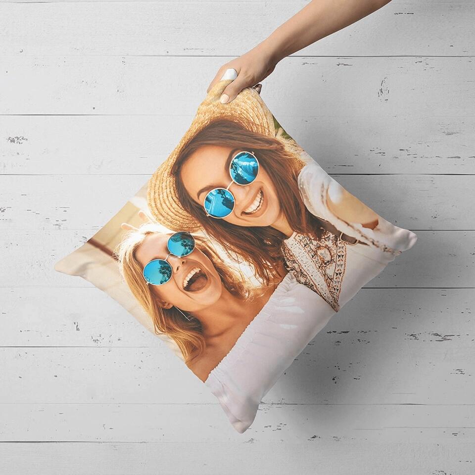 Custom Photo Pillow Cases | Personalized Decorative  Throw Pillow Cover w / Any Picture Box | Throw Pillowcases - Home Decor, Decorative Cushion Cover