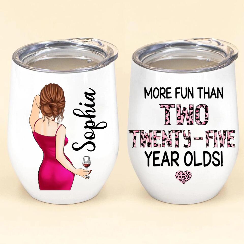 Personalized 50th Birthday Gifts, Personalized Wine Tumbler - 1972 50th Birthday Wine Tumbler, 50th Gift Ideas For Her