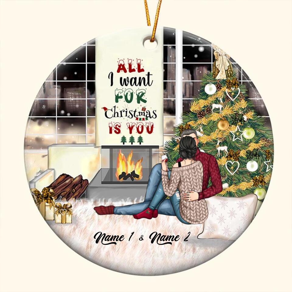 Our First Christmas Ornament 2022, Personalized Our First Christmas Ornaments, First Christmas As Mr And Mrs Ornament