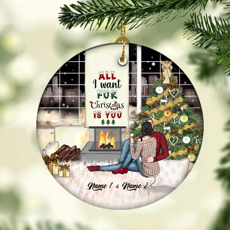 Our First Christmas Ornament 2022, Personalized Our First Christmas Ornaments, First Christmas As Mr And Mrs Ornament