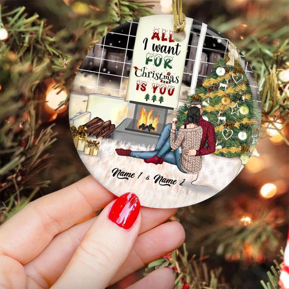 Our First Christmas Ornament 2022, Personalized Our First Christmas Ornaments, First Christmas As Mr And Mrs Ornament