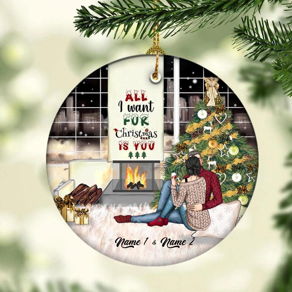 Our First Christmas Ornament 2022, Personalized Our First Christmas Ornaments, First Christmas As Mr And Mrs Ornament