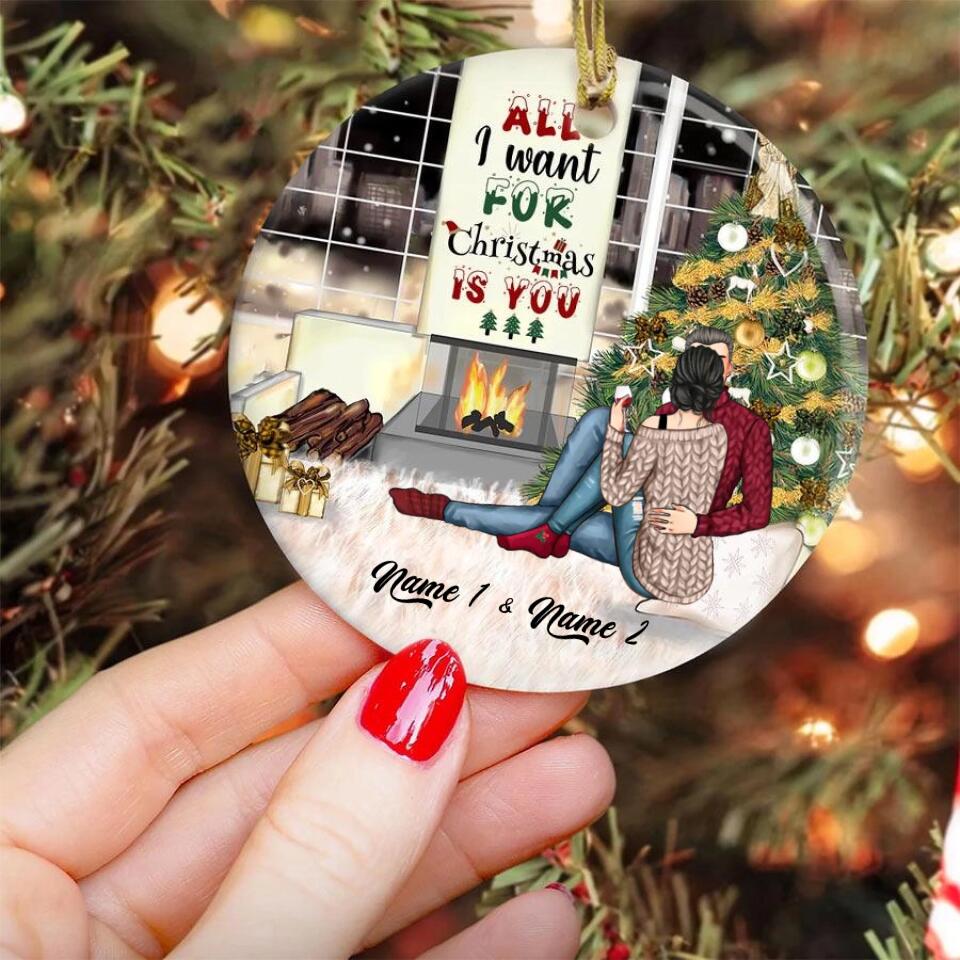 Our First Christmas Ornament 2022, Personalized Our First Christmas Ornaments, First Christmas As Mr And Mrs Ornament
