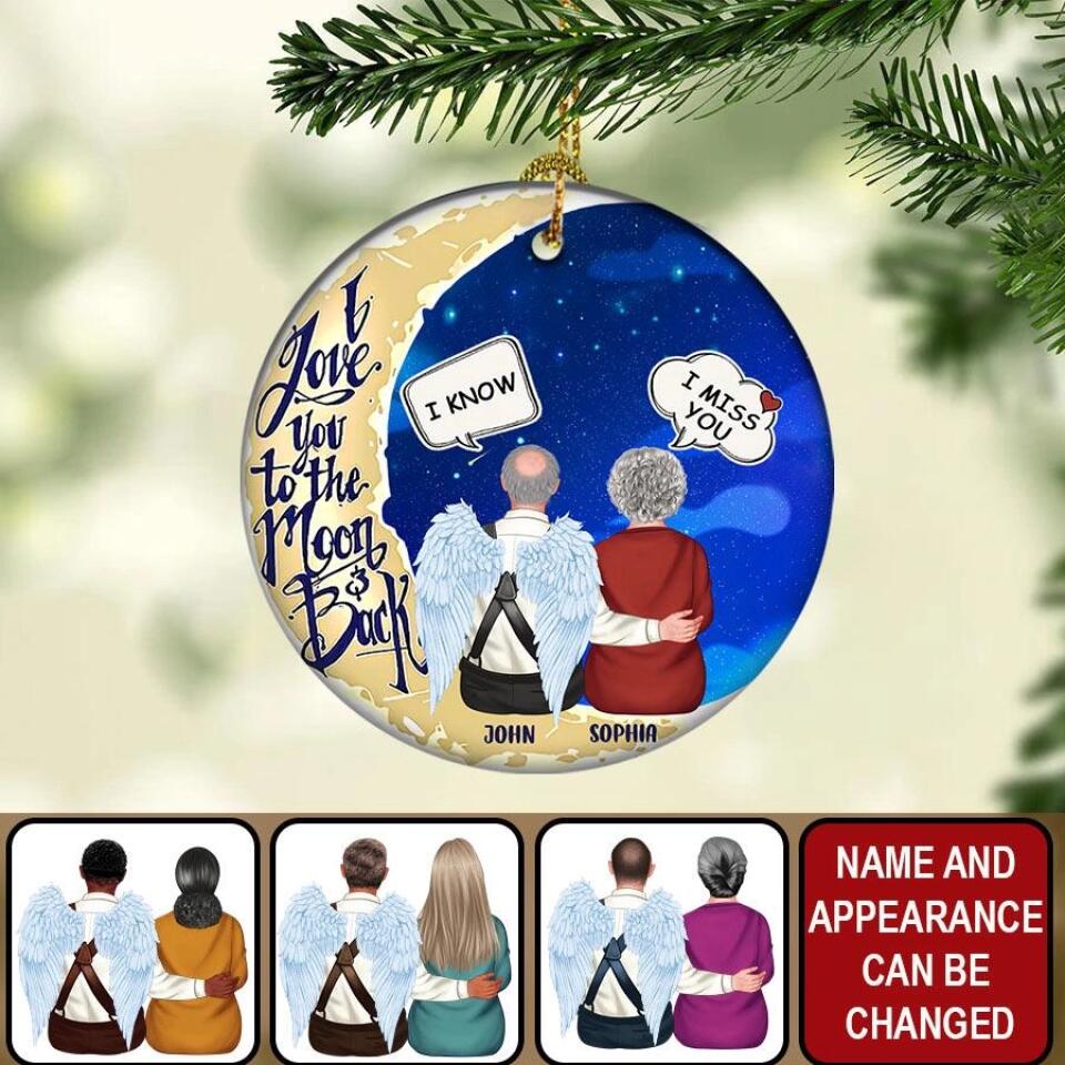 Personalized Memorial Ornaments, In Memory Ornaments, first christmas in heaven ornament, Memorial Ornaments With Picture