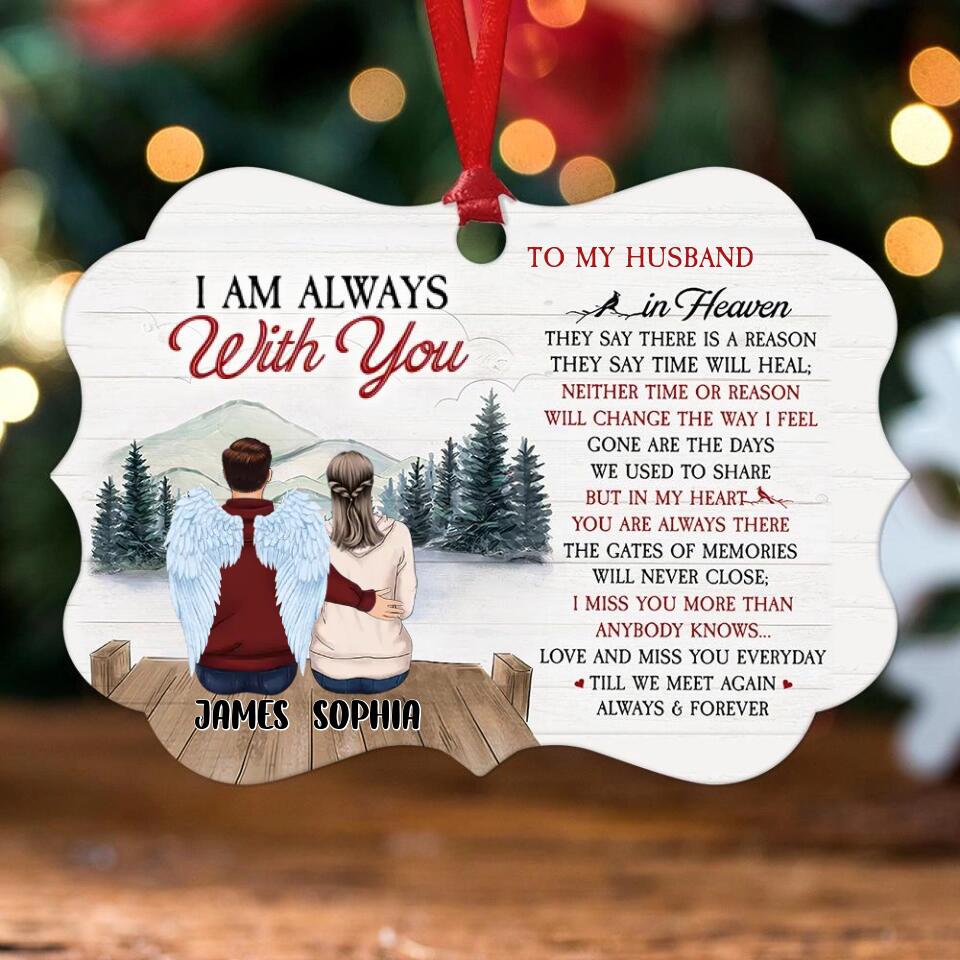Personalized Memorial Ornaments, In Memory Oraments, first christmas in heaven ornament, Memorial Ornaments With Picture
