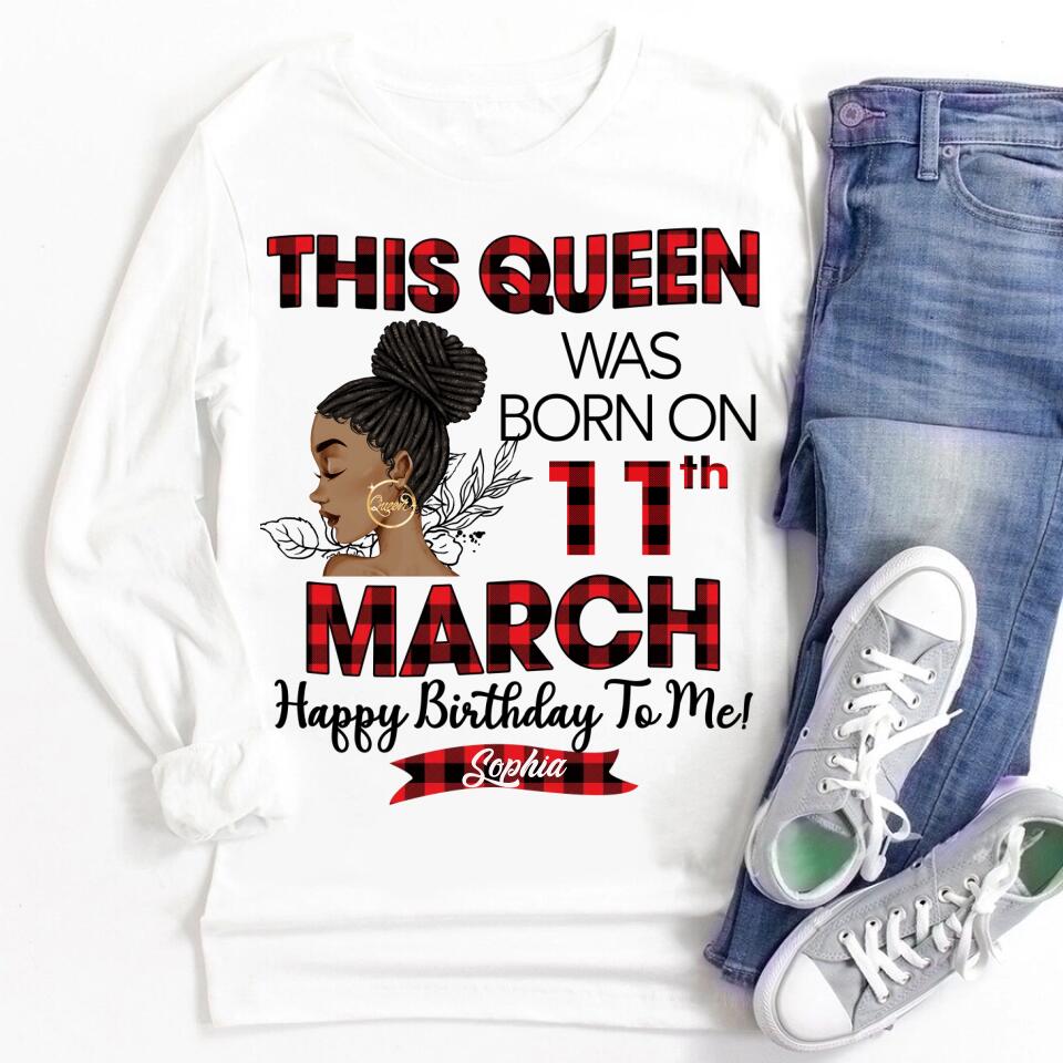 March Birthday Shirt, Custom Birthday Shirt, Queens are Born In March, March Birthday Shirts For Woman, March Birthday Gifts