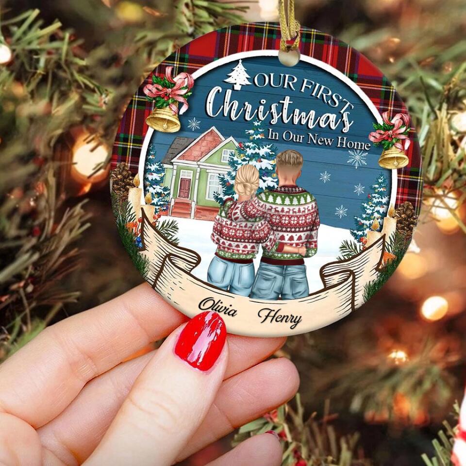Our First Christmas At Our New Home Christmas Ornament 2022, Personalised New Home Decoration 2022, First Christmas New Home Gift 2022
