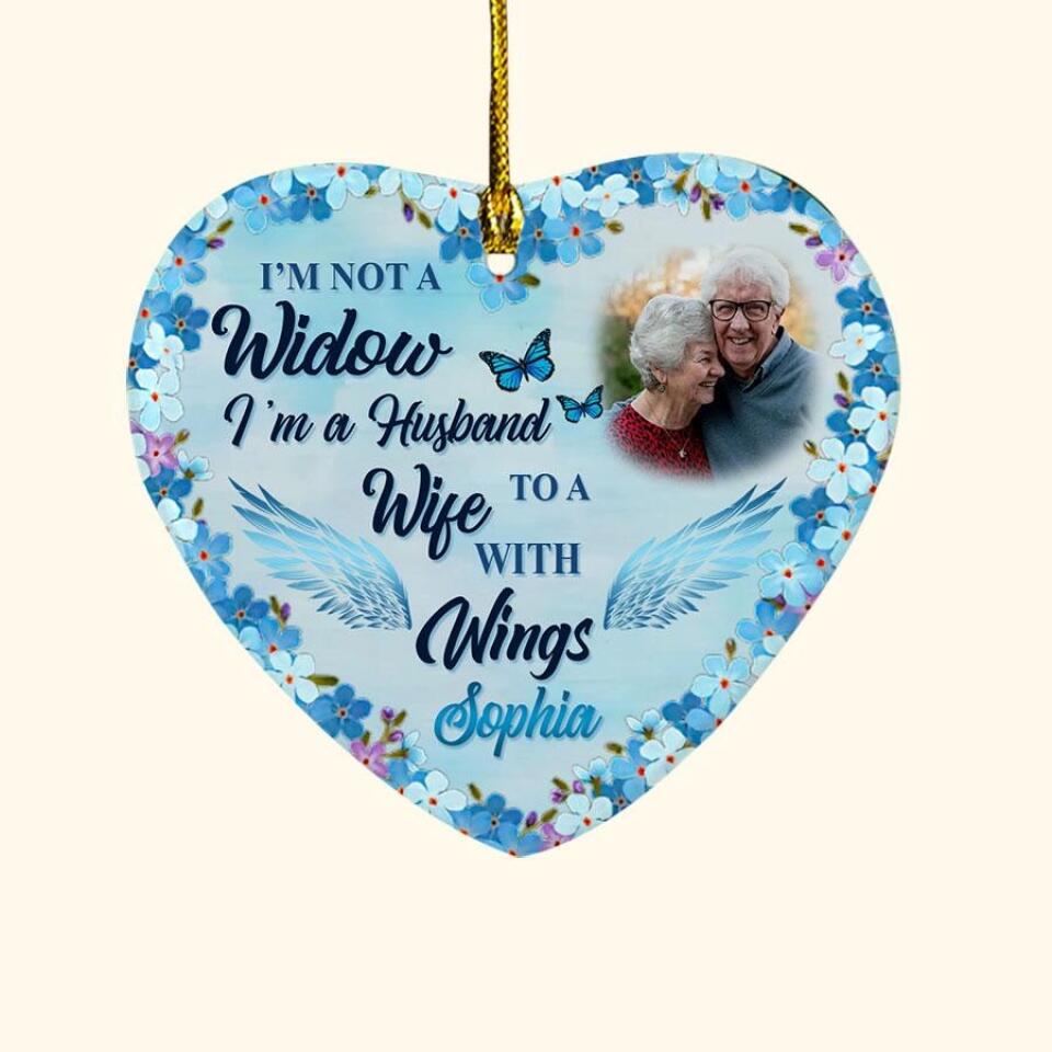 Personalized Memorial Ornaments, In Memory Ornaments, first christmas in heaven ornament, Memorial Ornaments With Picture