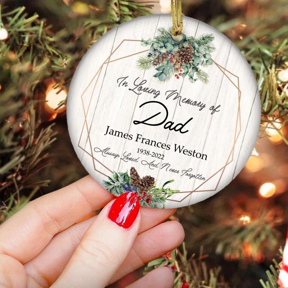Personalized Memorial Ornaments, In Memory Ornaments, first christmas in heaven ornament, Memorial Ornaments With Picture