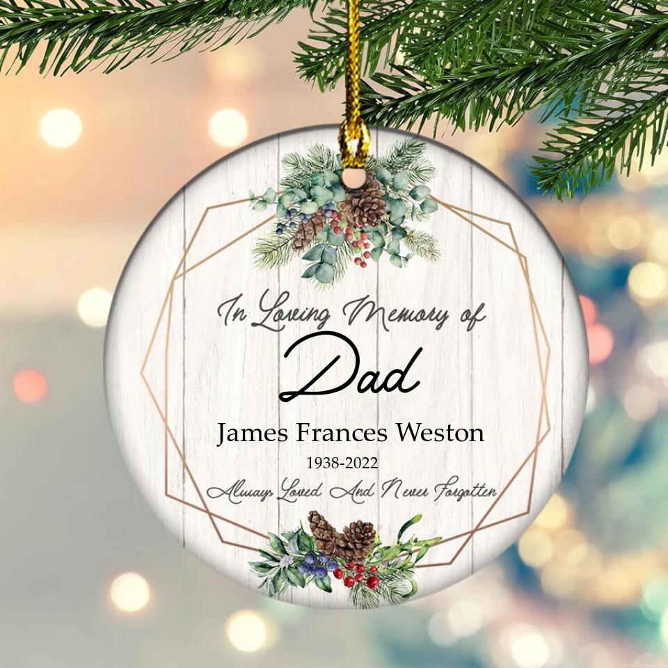Personalized Memorial Ornaments, In Memory Ornaments, first christmas in heaven ornament, Memorial Ornaments With Picture