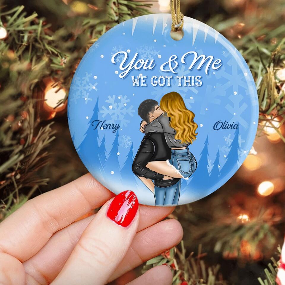 Our First Christmas Ornament 2022, Personalized Our First Christmas Ornaments, First Christmas As Mr And Mrs Ornament