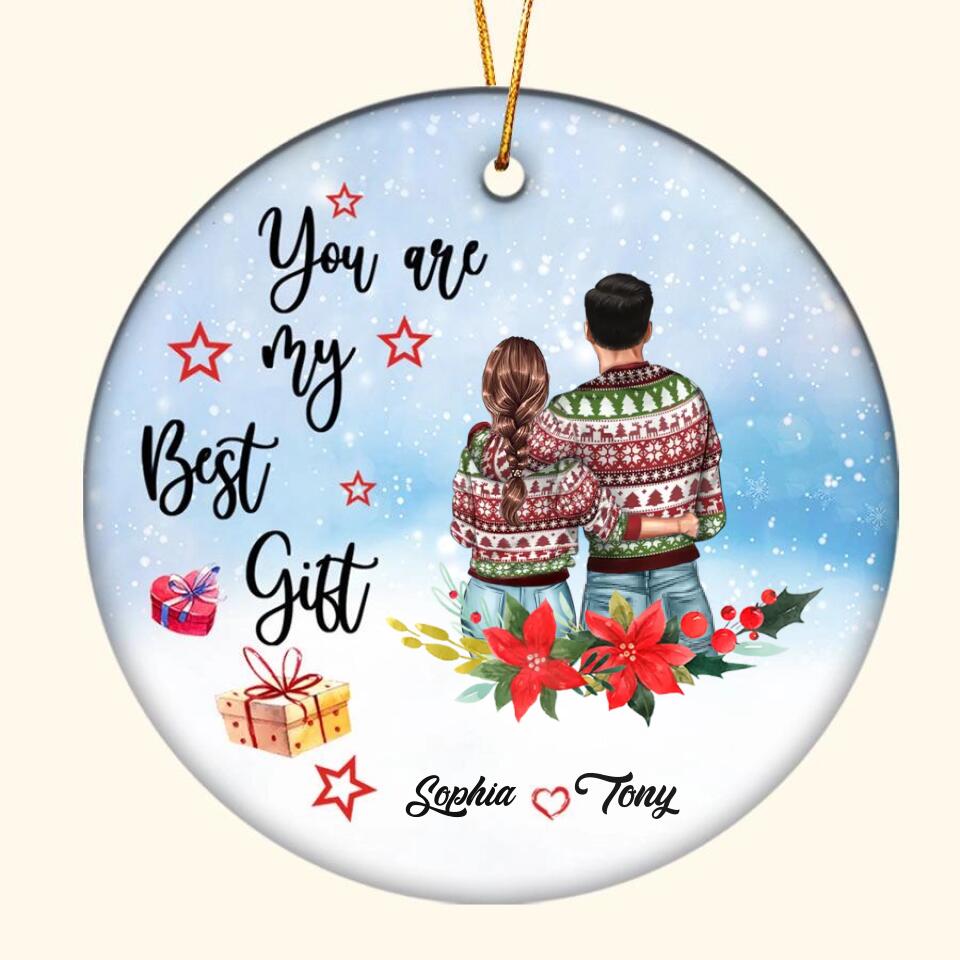 Couples Christmas Ornaments, Couples First Christmas Ornament, Newlywed Christmas Ornaments, Personalized Couple Ornaments, Newlywed Ornament