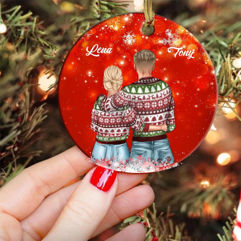 Our First Christmas Ornament 2022, Personalized Our First Christmas Ornaments, First Christmas As Mr And Mrs Ornament