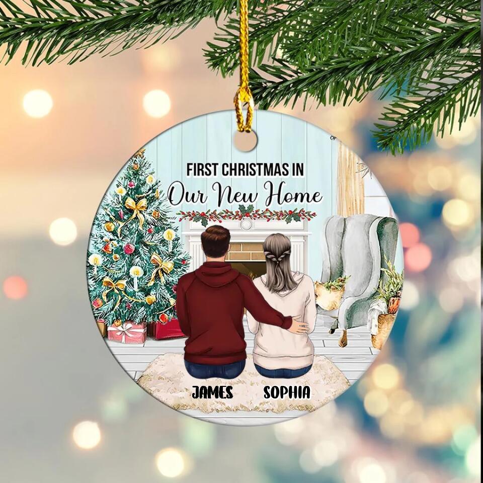 Our First Christmas At Our New Home Christmas Ornament 2022, Personalised New Home Decoration 2022, First Christmas New Home Gift 2022