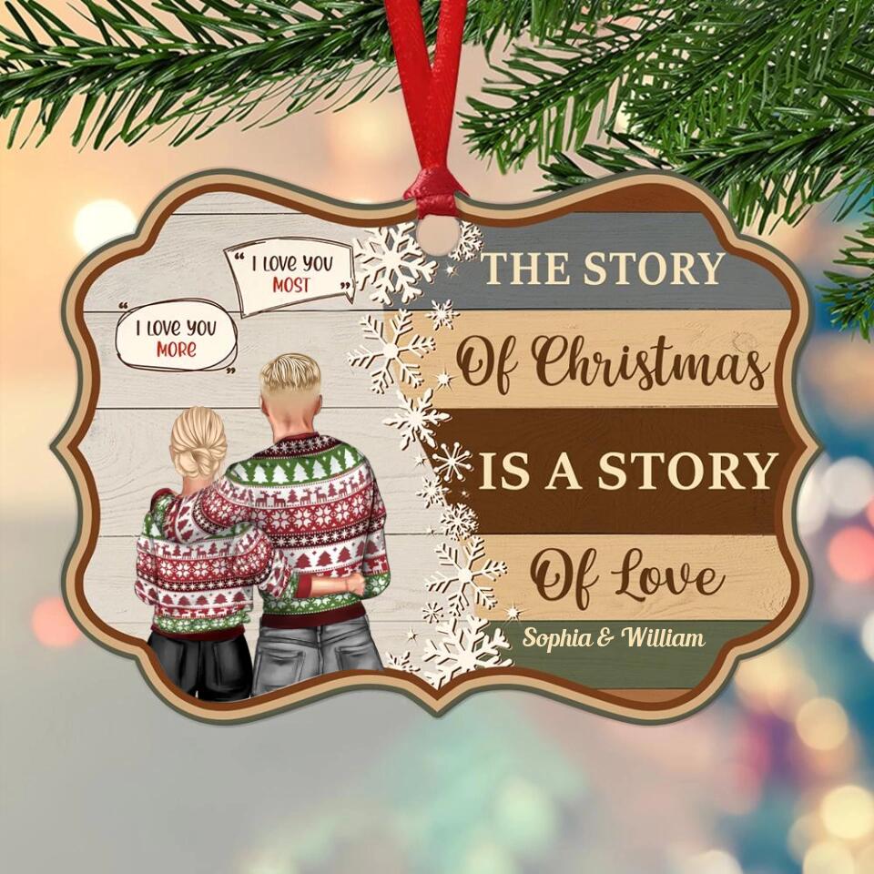 Our First Christmas Ornament 2022, Personalized Our First Christmas Ornaments, First Christmas As Mr And Mrs Ornament