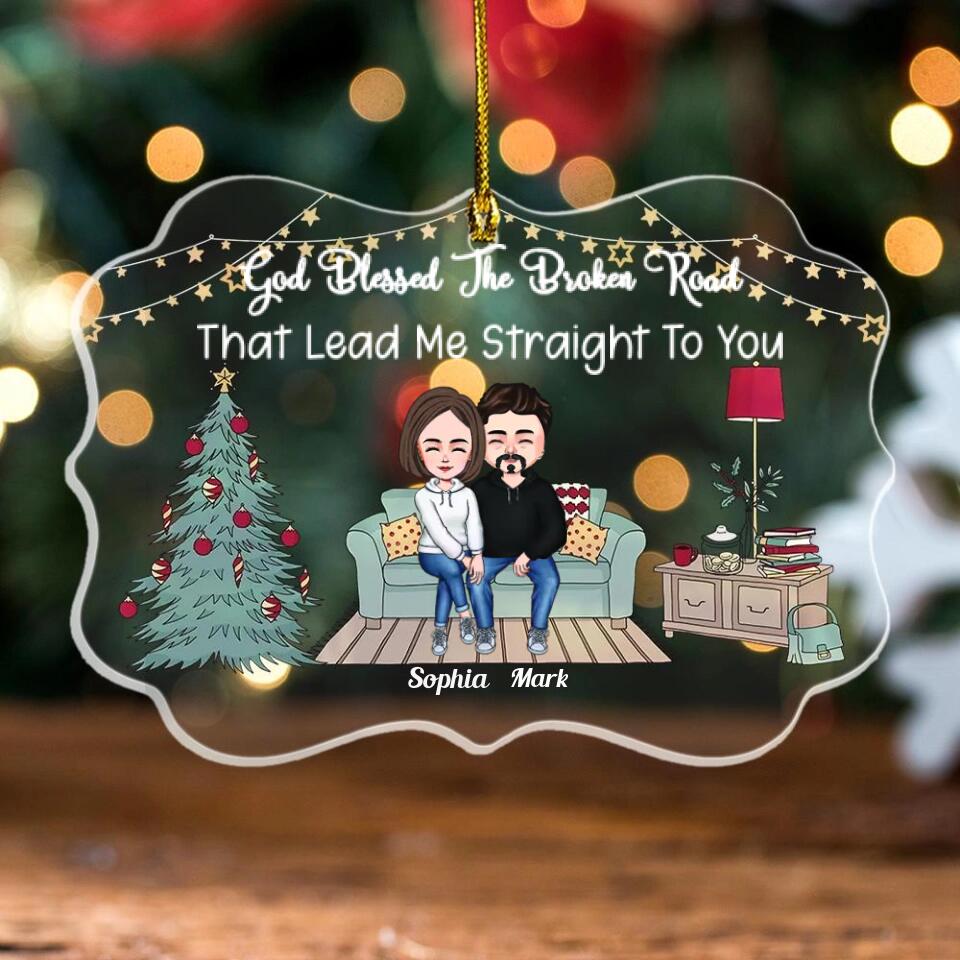 Our First Christmas Ornament 2022, Personalized Our First Christmas Ornaments, First Christmas As Mr And Mrs Ornament