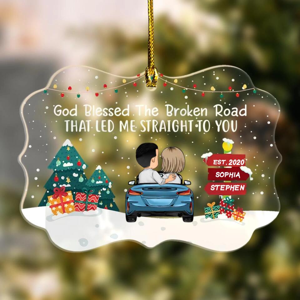 Our First Christmas Ornament 2022, Personalized Our First Christmas Ornaments, First Christmas As Mr And Mrs Ornament