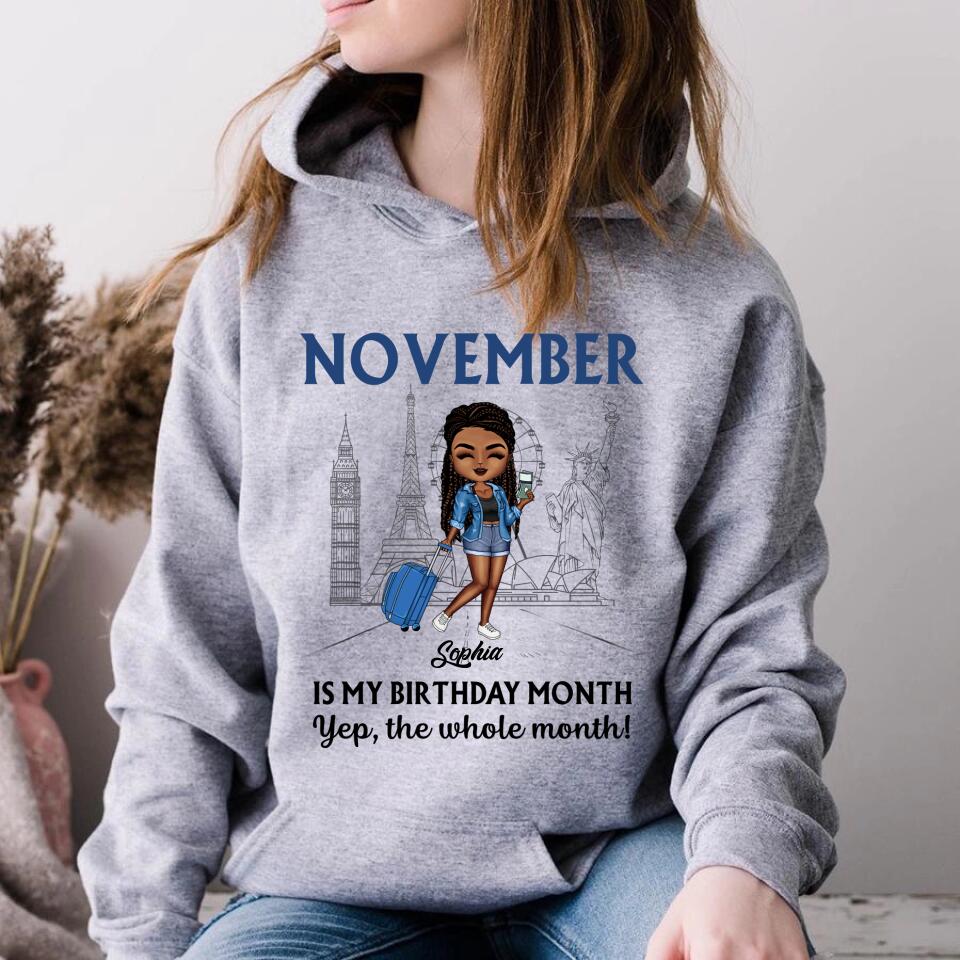 November Birthday Shirt, Custom Birthday Shirt, Queens are Born In November, November Birthday Shirts For Woman, November Birthday Gifts