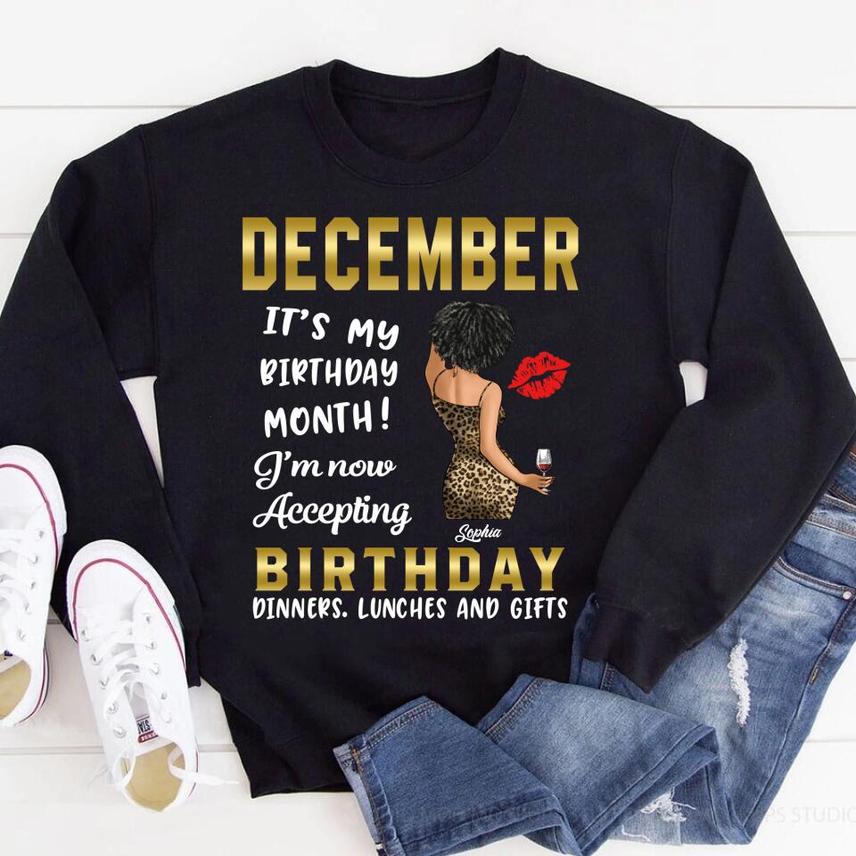 Custom November Birthday Shirt For Woman, Queens Are Born In November Gifts, Melanin Afro Woman Shirt, Black Girl Tee, Afro Queen Gift