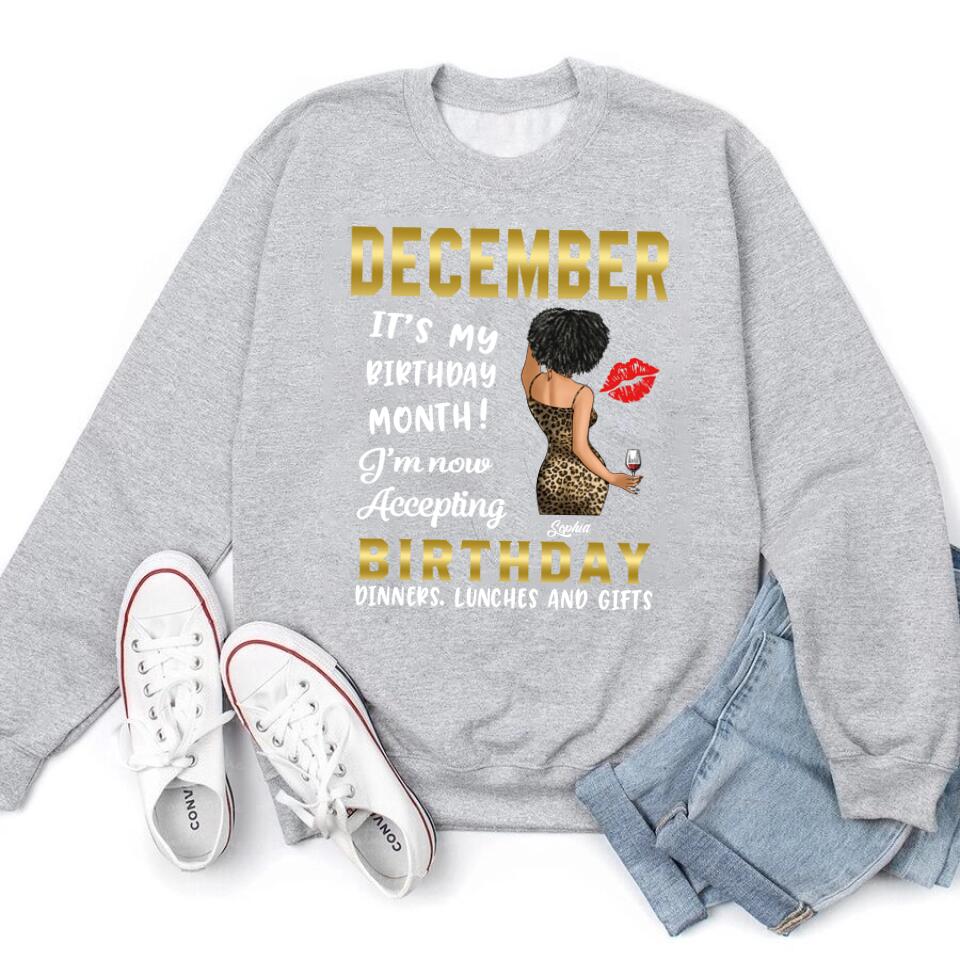 Custom November Birthday Shirt For Woman, Queens Are Born In November Gifts, Melanin Afro Woman Shirt, Black Girl Tee, Afro Queen Gift