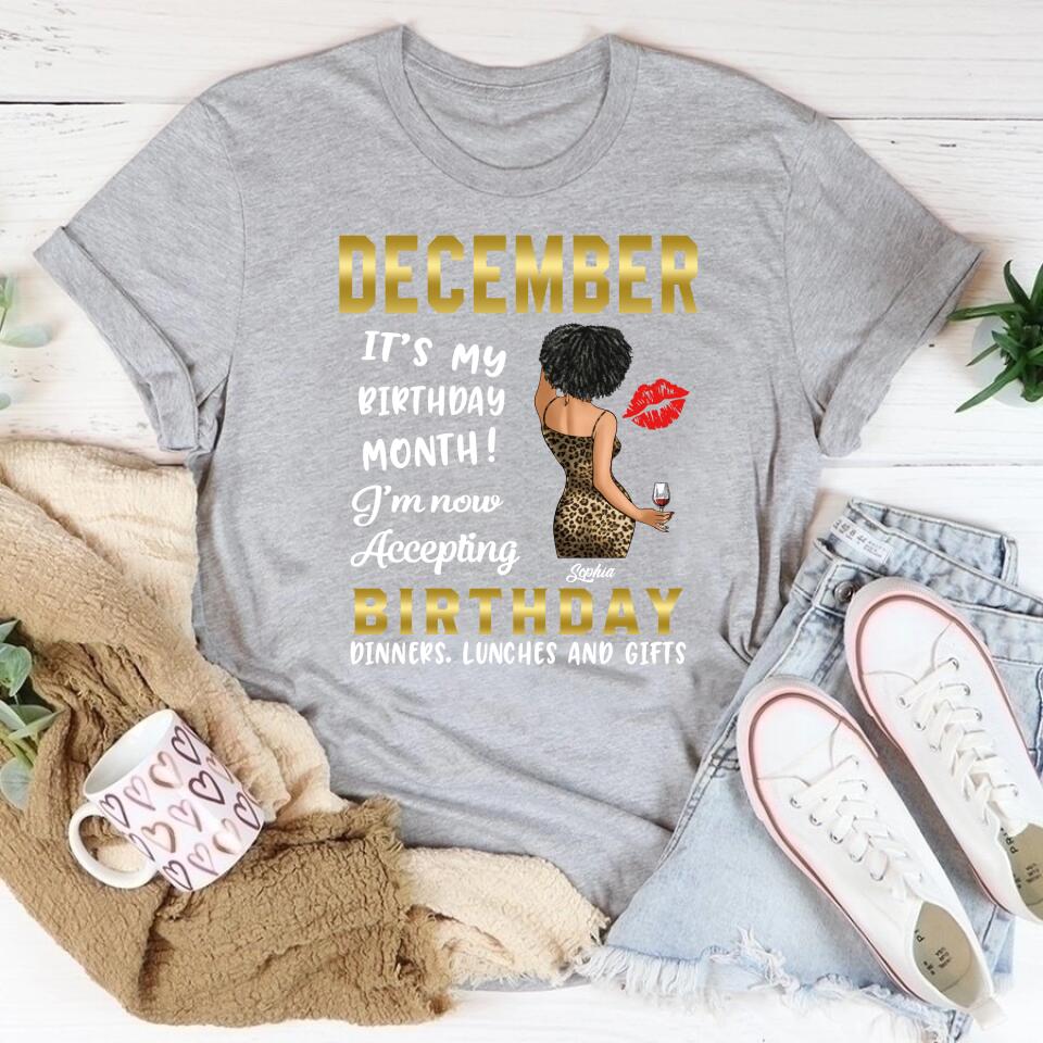 Custom November Birthday Shirt For Woman, Queens Are Born In November Gifts, Melanin Afro Woman Shirt, Black Girl Tee, Afro Queen Gift
