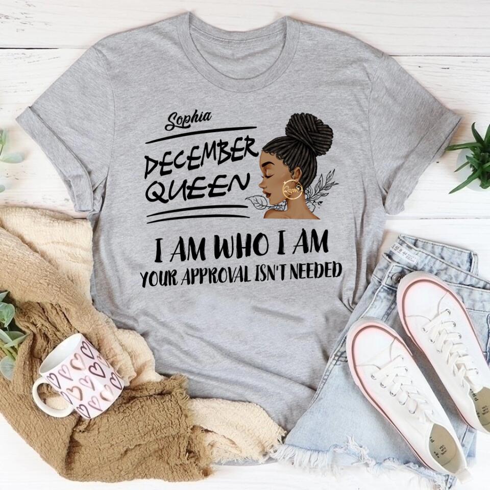 Custom November Birthday Shirt For Woman, Queens Are Born In November Gifts, Melanin Afro Woman Shirt, Black Girl Tee, Afro Queen Gift