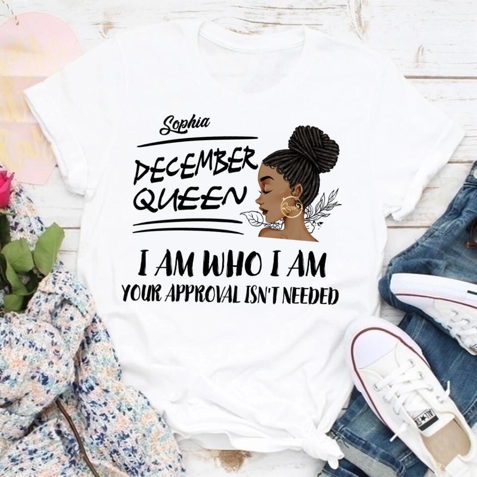 Custom November Birthday Shirt For Woman, Queens Are Born In November Gifts, Melanin Afro Woman Shirt, Black Girl Tee, Afro Queen Gift