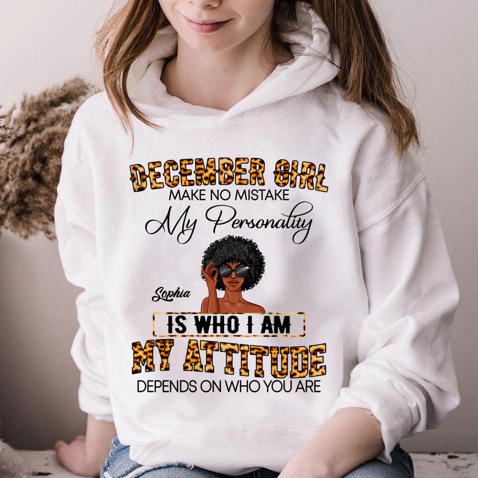Custom December Birthday Shirt For Woman, Queens Are Born In December Gifts, Melanin Afro Woman Shirt, Black Girl Tee, Afro Queen Gift
