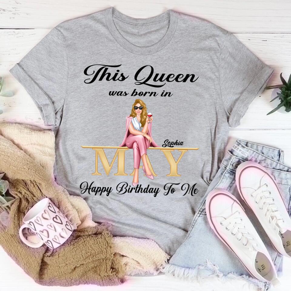 May Birthday Shirt, Custom Birthday Shirt, May Birthday Shirts For Woman, 	May Birthday Gifts