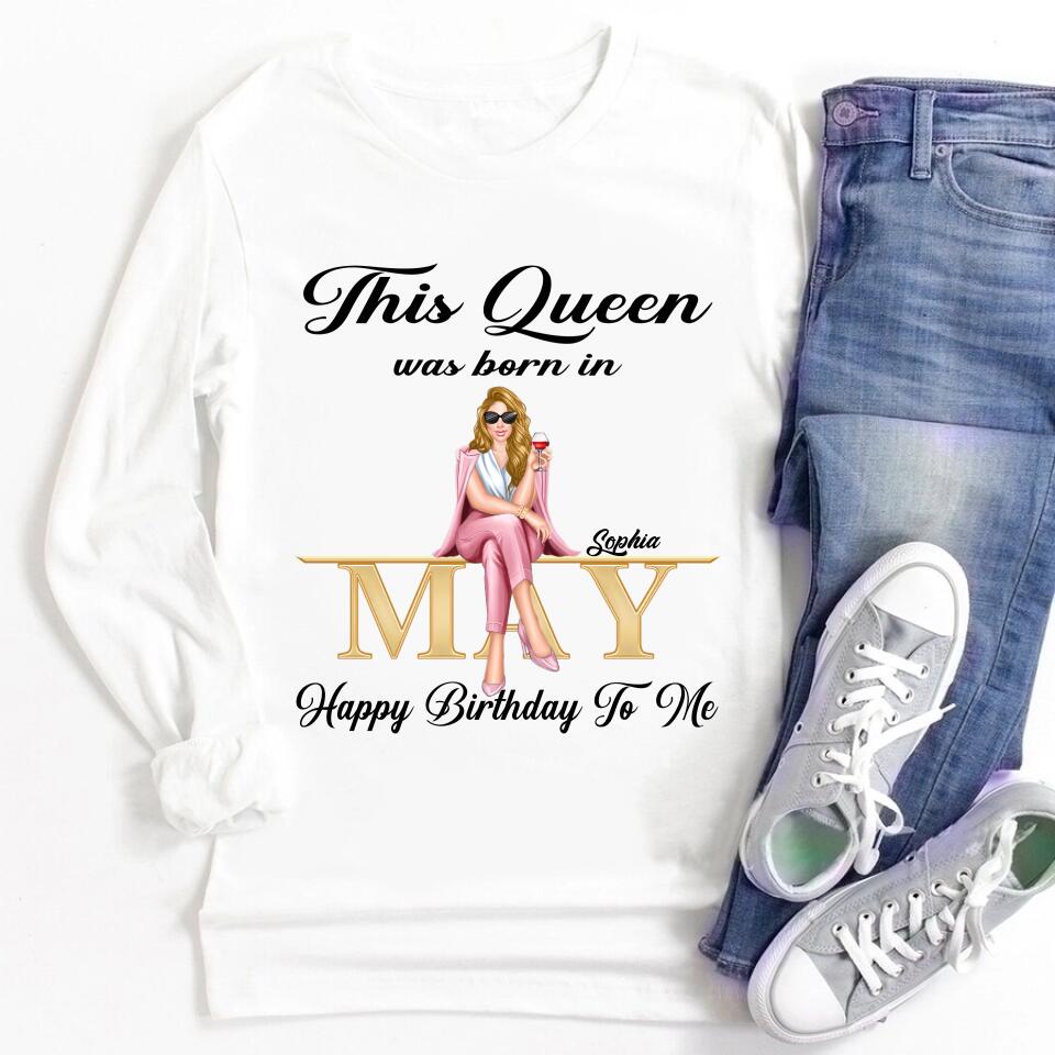 May Birthday Shirt, Custom Birthday Shirt, May Birthday Shirts For Woman, 	May Birthday Gifts