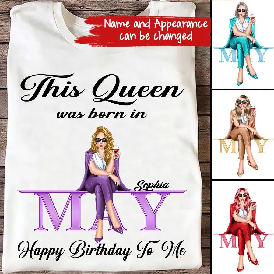 May Birthday Shirt, Custom Birthday Shirt, May Birthday Shirts For Woman, 	May Birthday Gifts