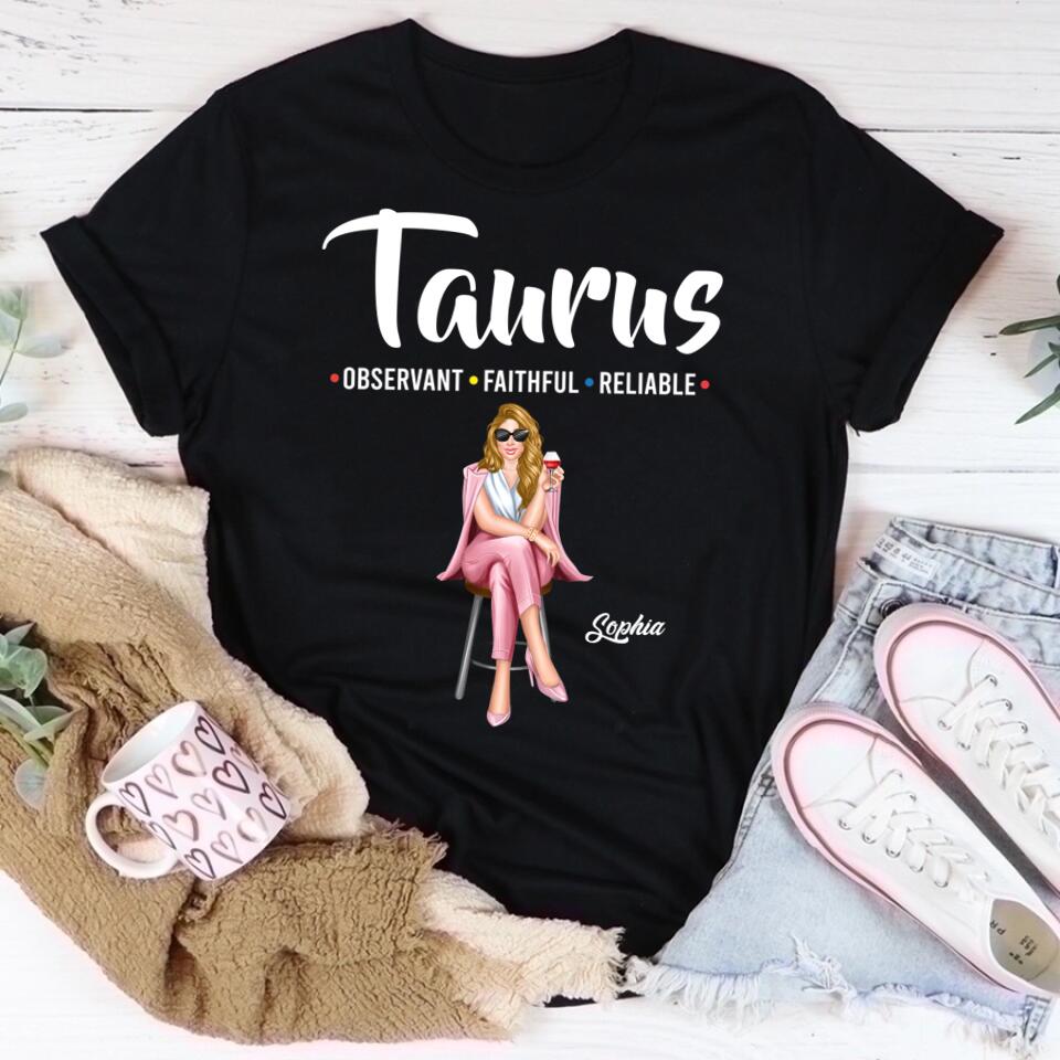 Custom Birthday Shirt, Taurus Zodiac T Shirt, Taurus Birthday Shirt, Taurus T Shirts For Ladies, Taurus Queen T Shirt, Taurus Queen Birthday Shirt