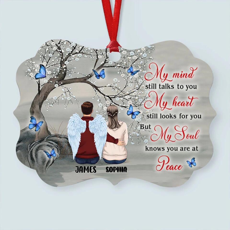 Personalized Memorial Ornaments, In Memory Oraments, first christmas in heaven ornament, Memorial Ornaments With Picture