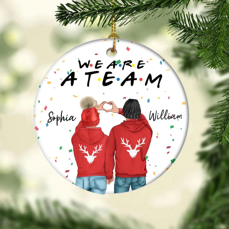 Our First Christmas Ornament 2022, Personalized Our First Christmas Ornaments, First Christmas As Mr And Mrs Ornament