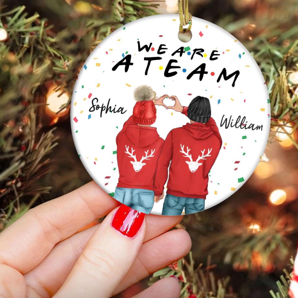 Our First Christmas Ornament 2022, Personalized Our First Christmas Ornaments, First Christmas As Mr And Mrs Ornament