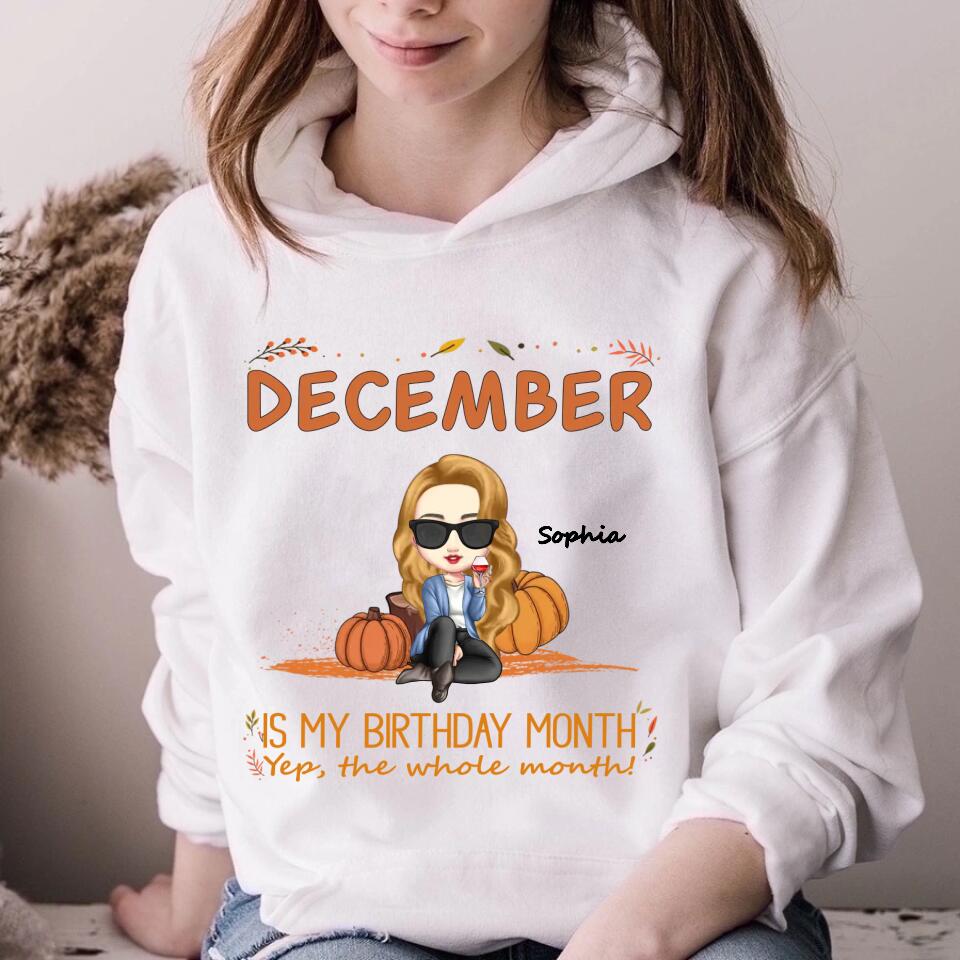 December Birthday Shirt, Custom Birthday Shirt, Queens Born In December, December Birthday Shirts For Woman, December Birthday Gifts