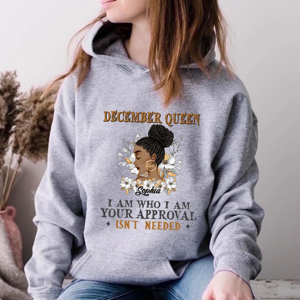 December Birthday Shirt, Custom Birthday Shirt, Queens Are Born In December, December Birthday Shirts For Woman, December Birthday Gifts