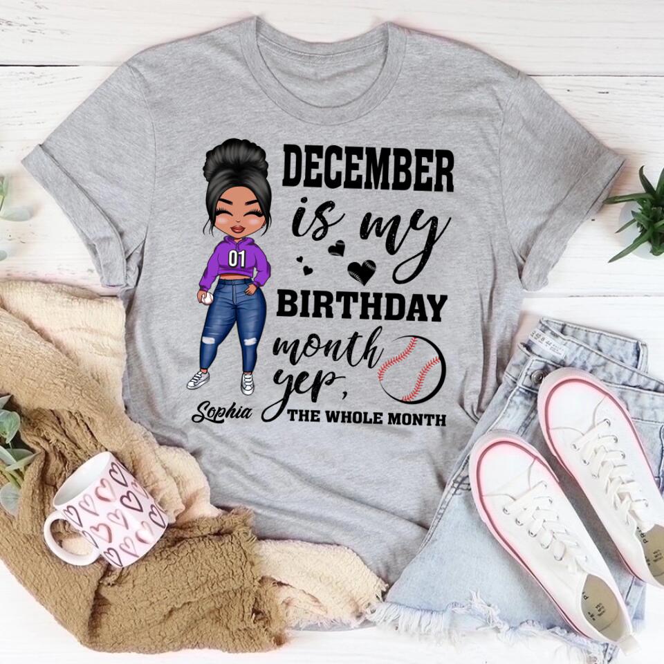 December Birthday Shirt, Custom Birthday Shirt, Queens Are Born In December, December Birthday Shirts For Woman, December Birthday Gifts